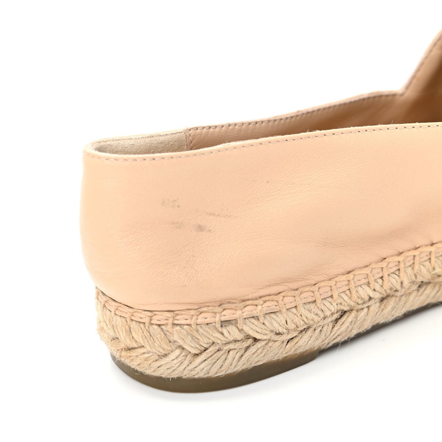 Lambskin Quilted CC Espadrilles 39 Beige