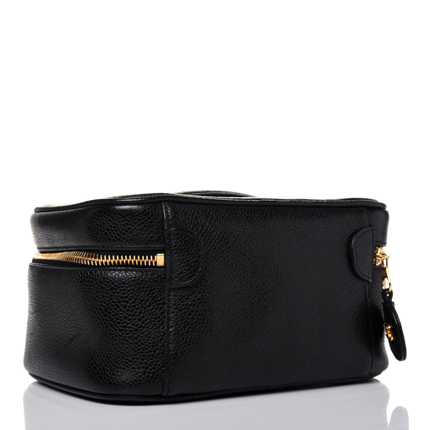 Chanel Caviar Vanity Cosmetic Case Black 3 of 21