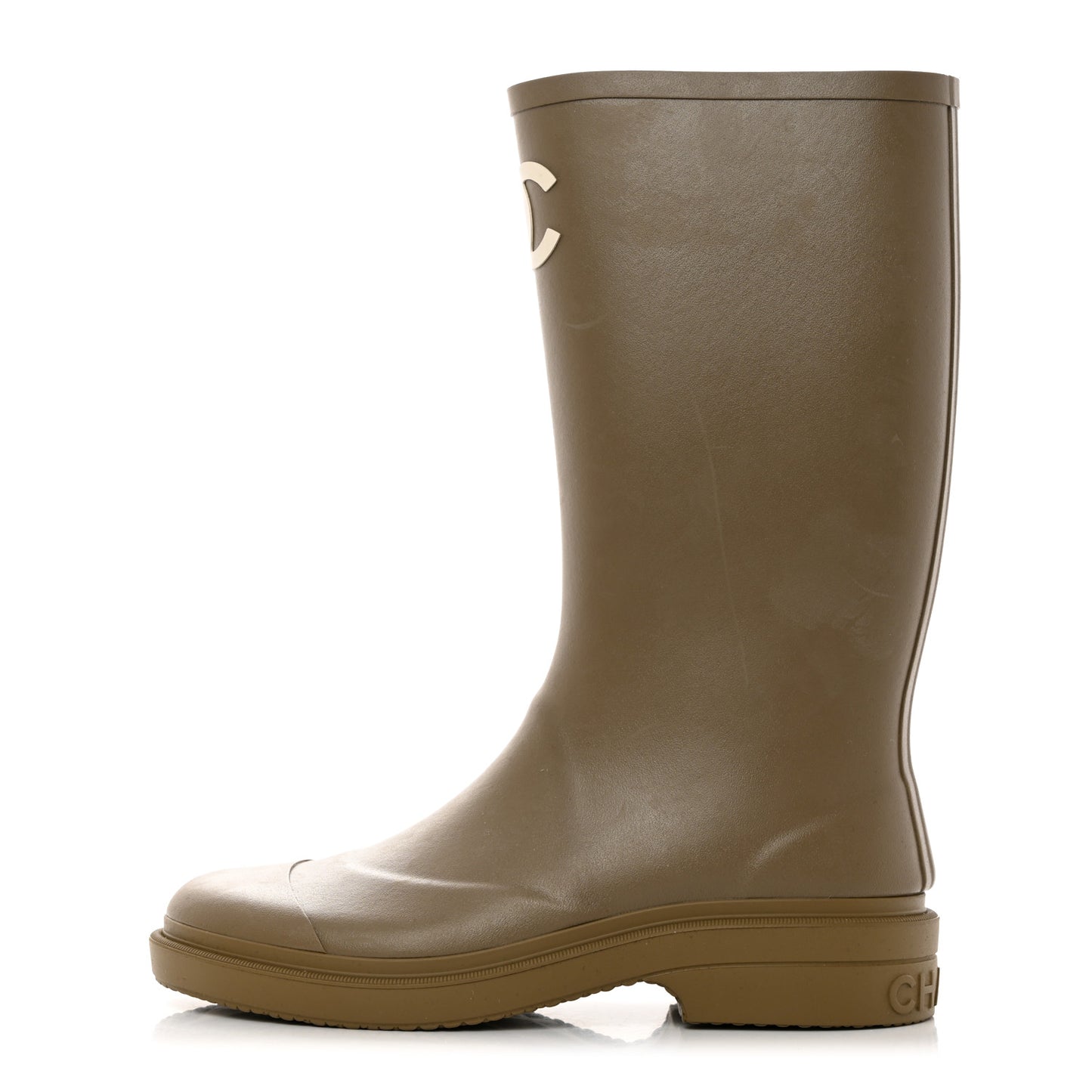 Caoutchouk CC High Boots 39 Dark Beige
