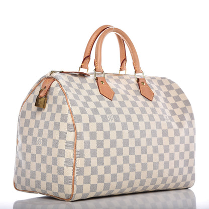 Louis Vuitton Damier Azur Speedy 35 3 of 10