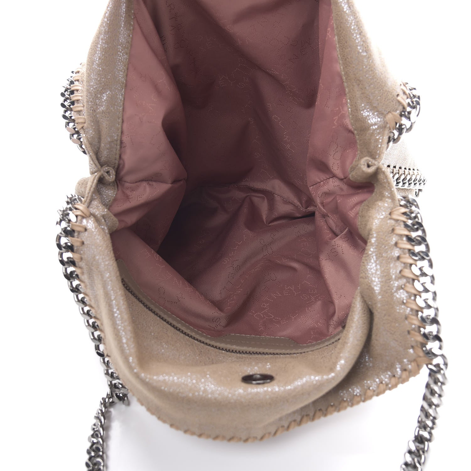 Stella McCartney Shaggy Deer Small Falabella Tote Taupe 5 of 10