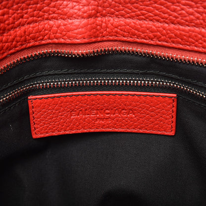 Balenciaga Vibrato Calfskin Classic Silver Hardware City Rouge Cerise 7 of 8