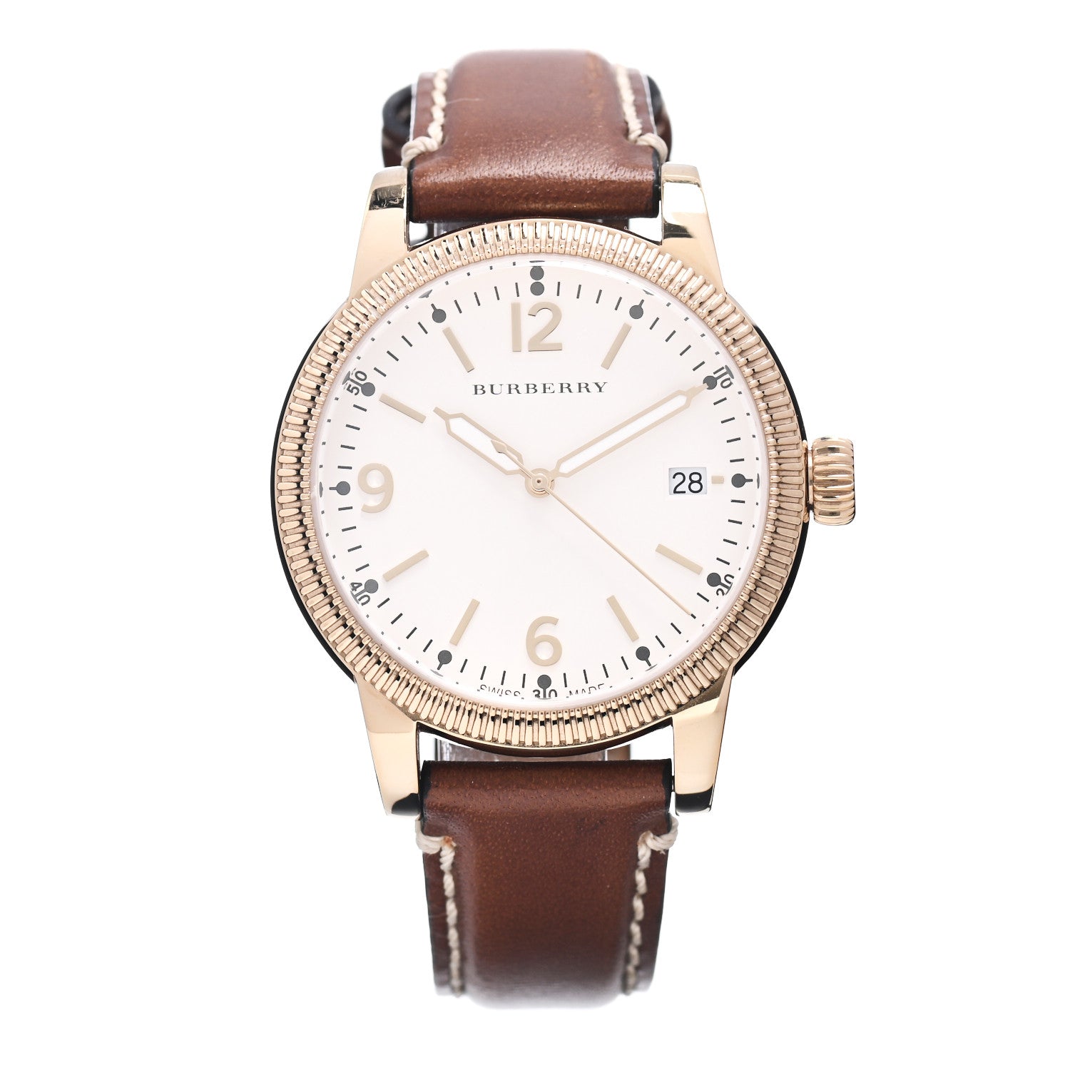 Burberry Stainless Steel Calfskin 38mm Quartz Watch BU7852 1 of 4