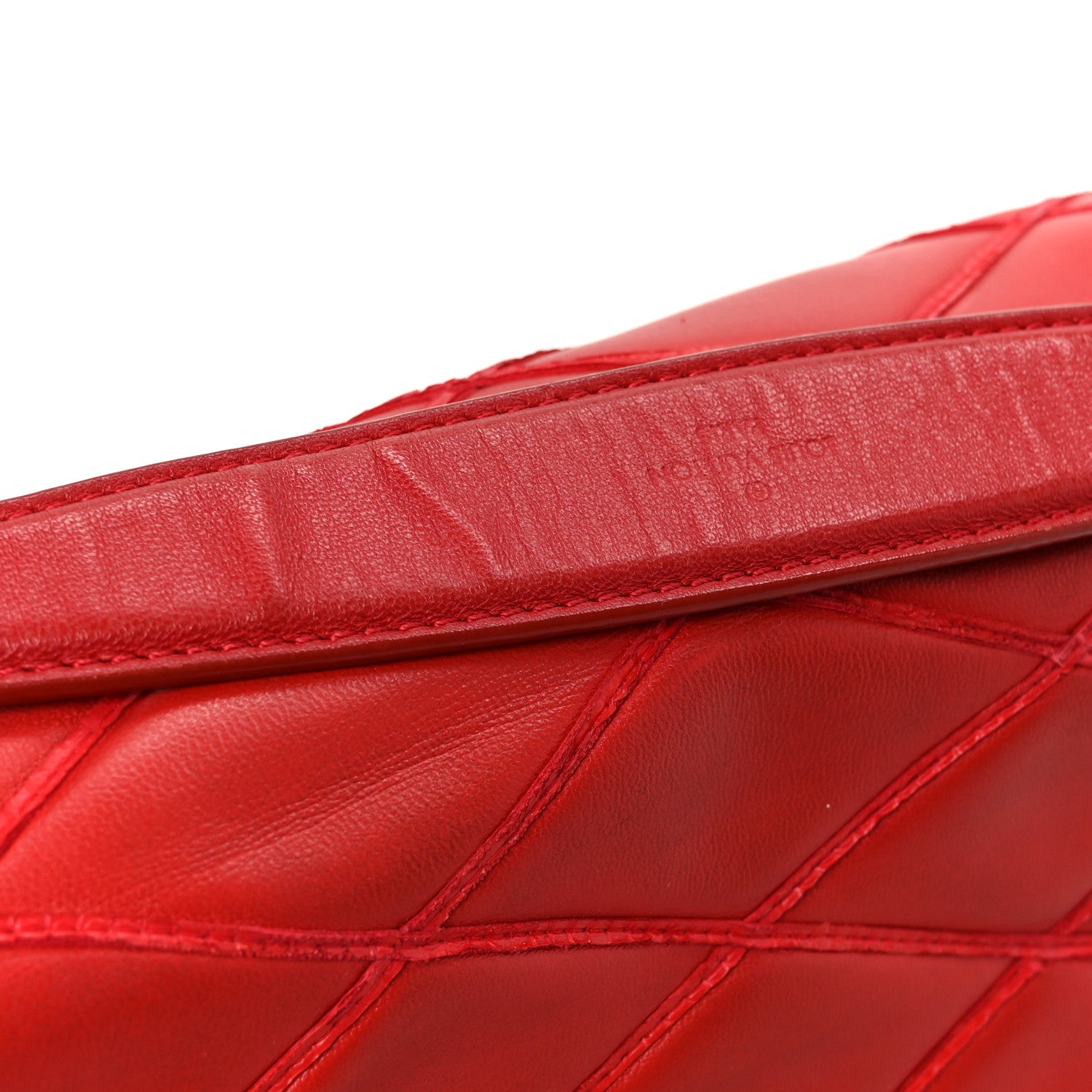 Louis Vuitton Lambskin Malletage GO-14 PM Red 10 of 10