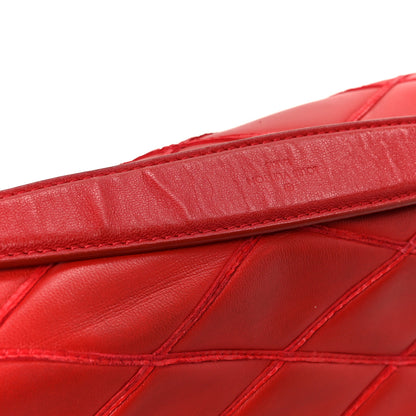 Louis Vuitton Lambskin Malletage GO-14 PM Red 10 of 10