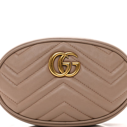 Gucci Calfskin Matelasse GG Marmont Belt Bag 85 34 Porcelain Rose 5 of 11