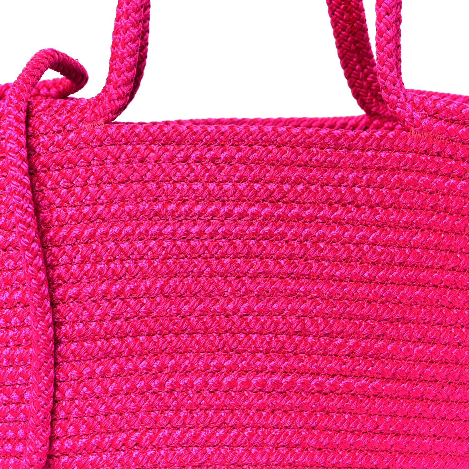 Balenciaga BOTTEGA VENETA Raffia Large Ibiza Basket Bag  Lipstick Pink 10 of 14