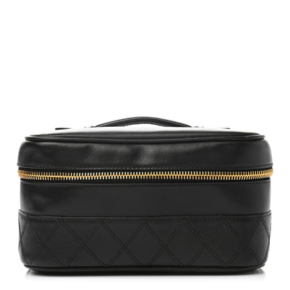 Chanel Lambskin Vanity Cosmetic Case Black 1 of 12