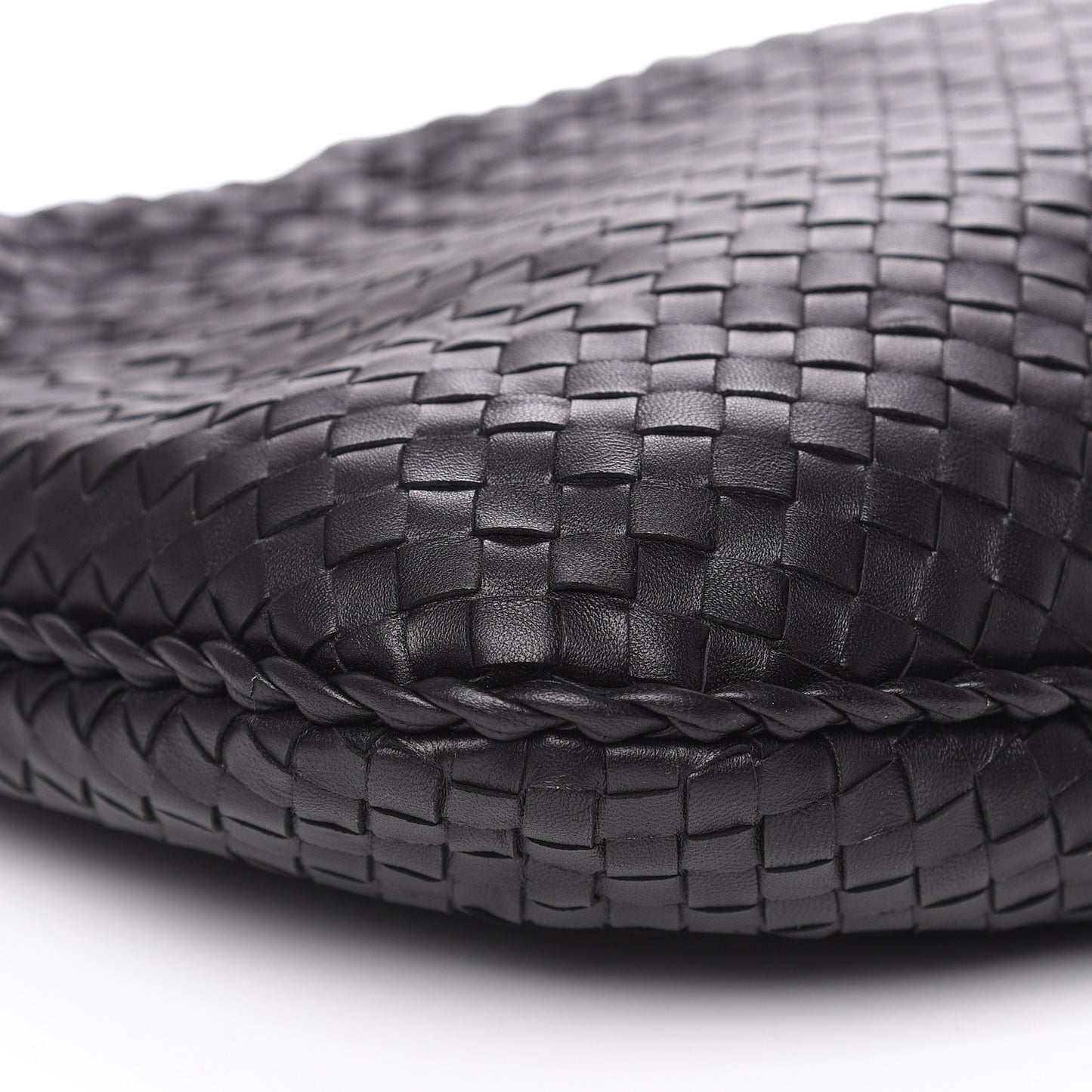Nappa Intrecciato Large Veneta Hobo Black