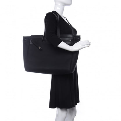 Hermes Toile Vache Hunter Herbag Cabas MM Black 3 of 11