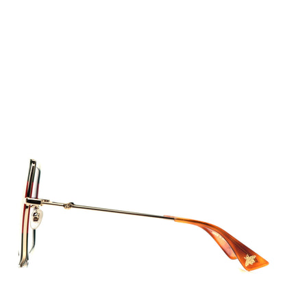 Gucci Square Frame Web GG0106S Sunglasses Tortoise 3 of 7