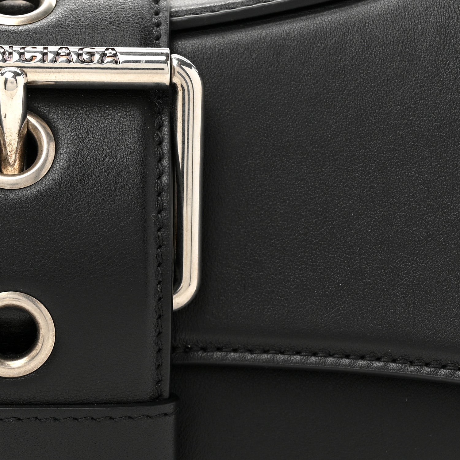 Balenciaga Smooth Calfskin Lindsay Shoulder Bag Black 8 of 11