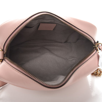 Gucci Calfskin Matelasse Small GG Marmont Chain Shoulder Bag Perfect Pink 5 of 7