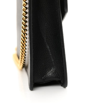 Fendi Vitello Cruise F is Fendi Medium Envelope Wallet on Chain Black 13 of 14