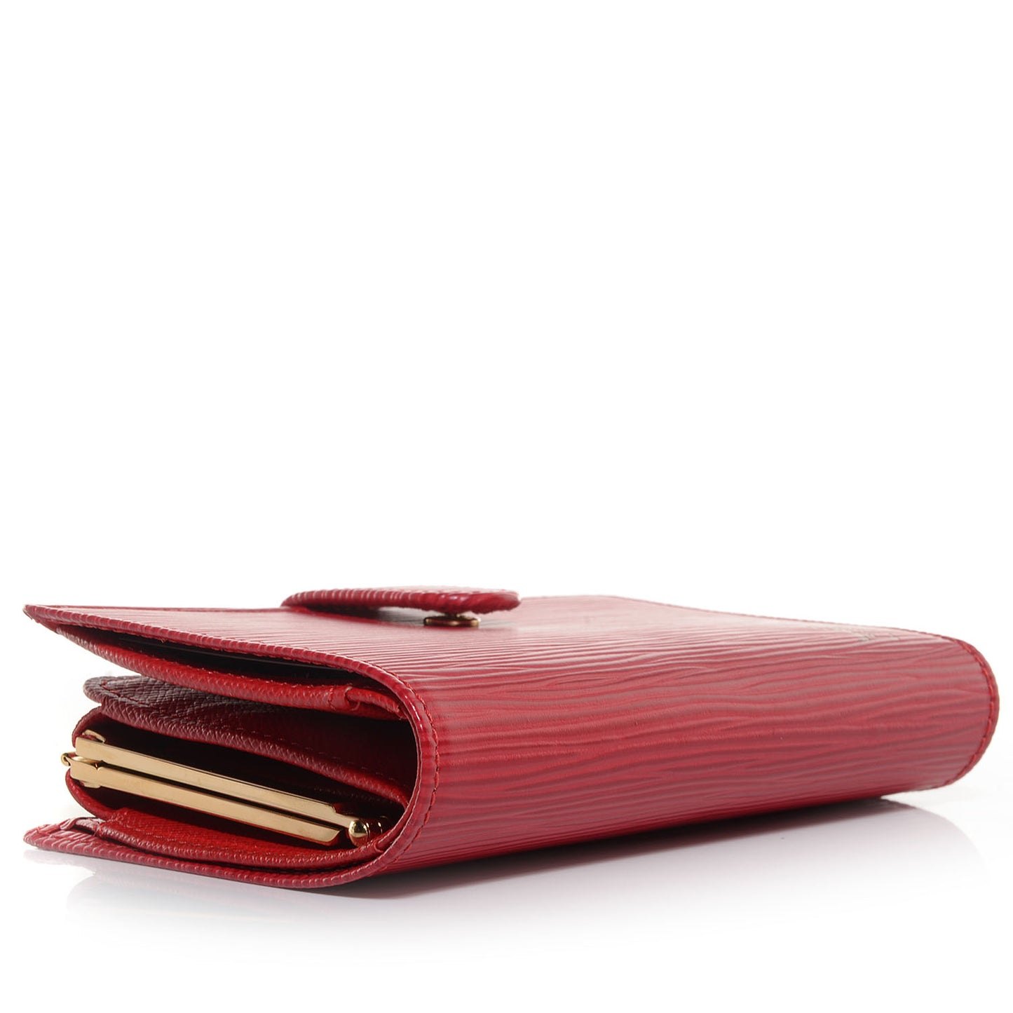 Epi French Purse Wallet Castillan Red