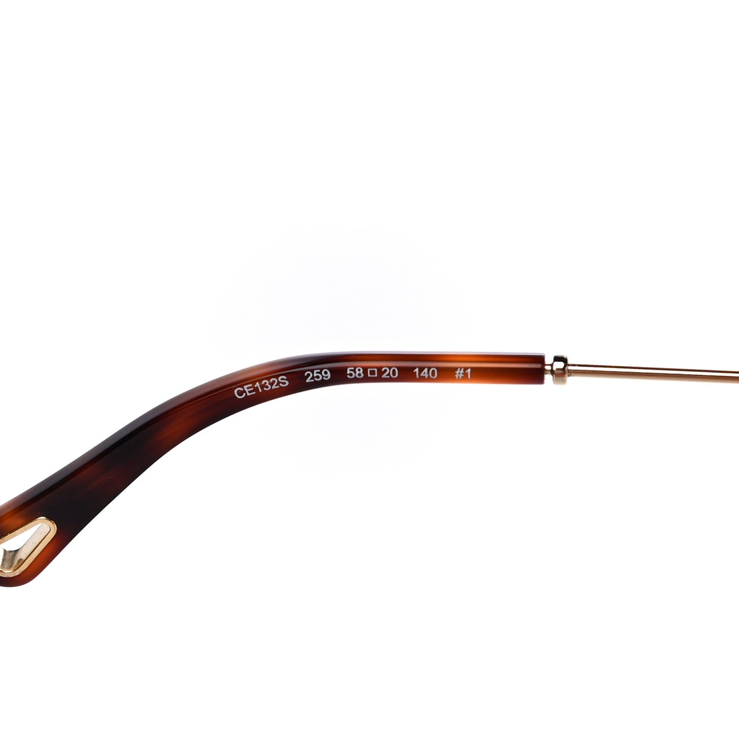 Octagonal Sunglasses CE132S Gold