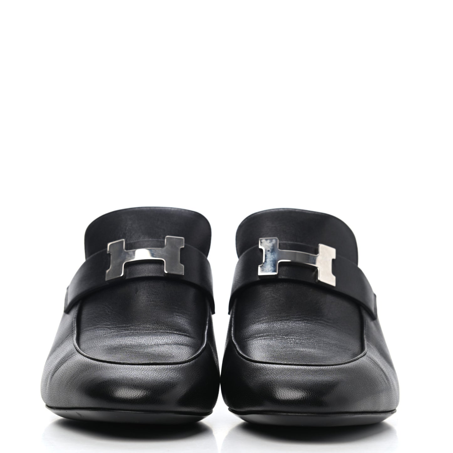 Goatskin Paradis Mules 37.5 Black