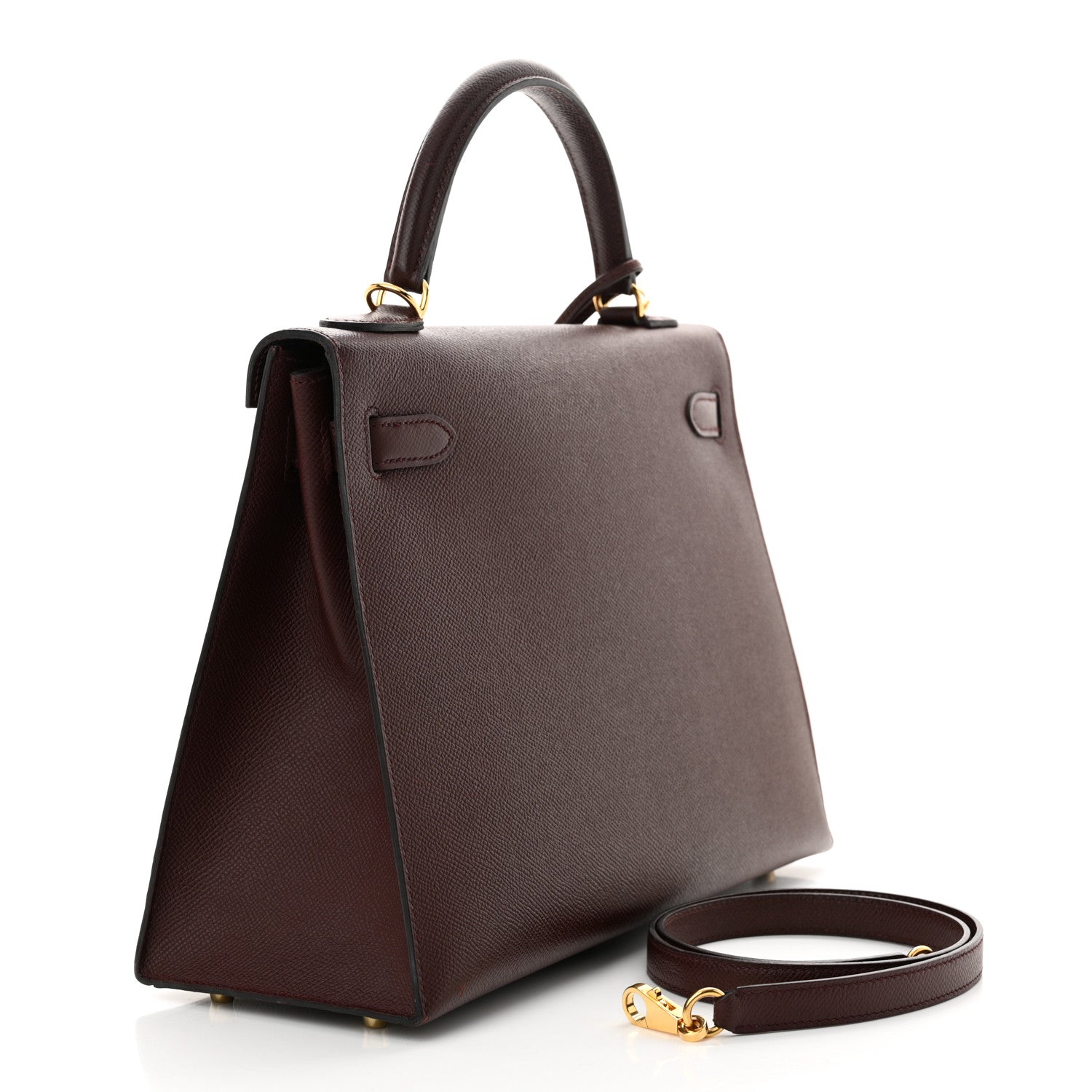 Hermes Epsom Kelly Sellier 32 Bordeaux 3 of 20