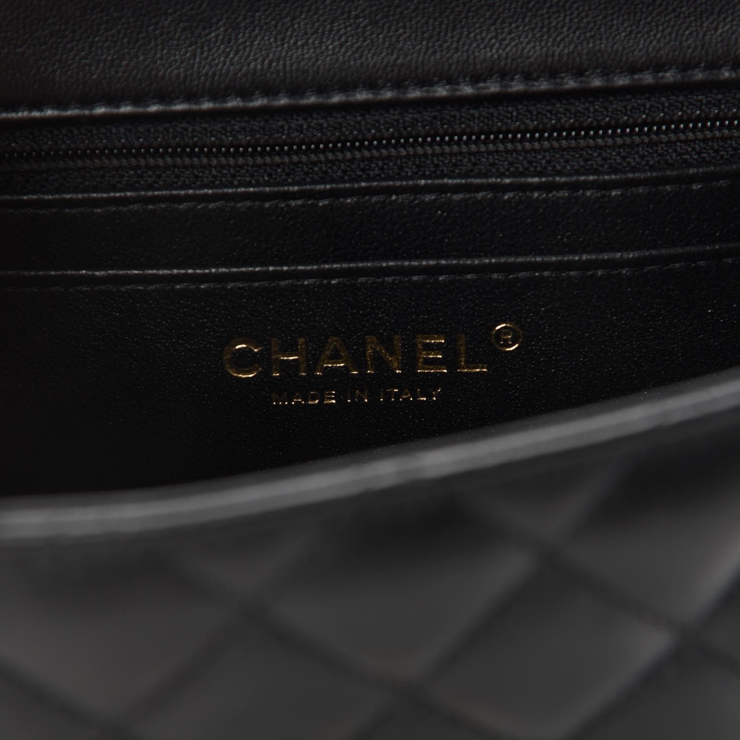 Chanel Lambskin Quilted Mini Square Flap Black 8 of 11