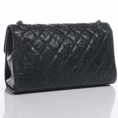 Chanel Caviar CC Crave Jumbo Flap Black 4 of 10
