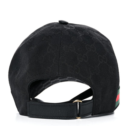 Gucci Monogram Web Baseball Hat M Black 3 of 8