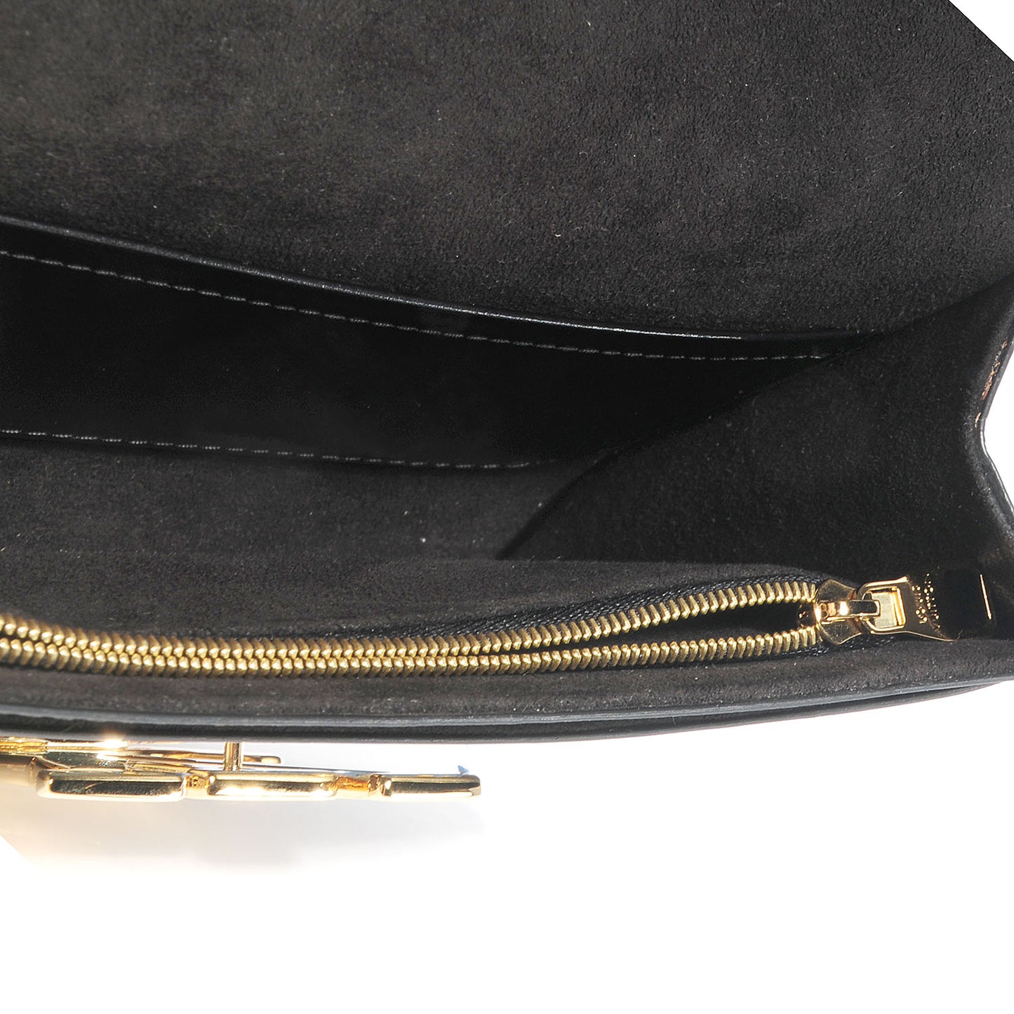 Calfskin Chain Louise MM Black