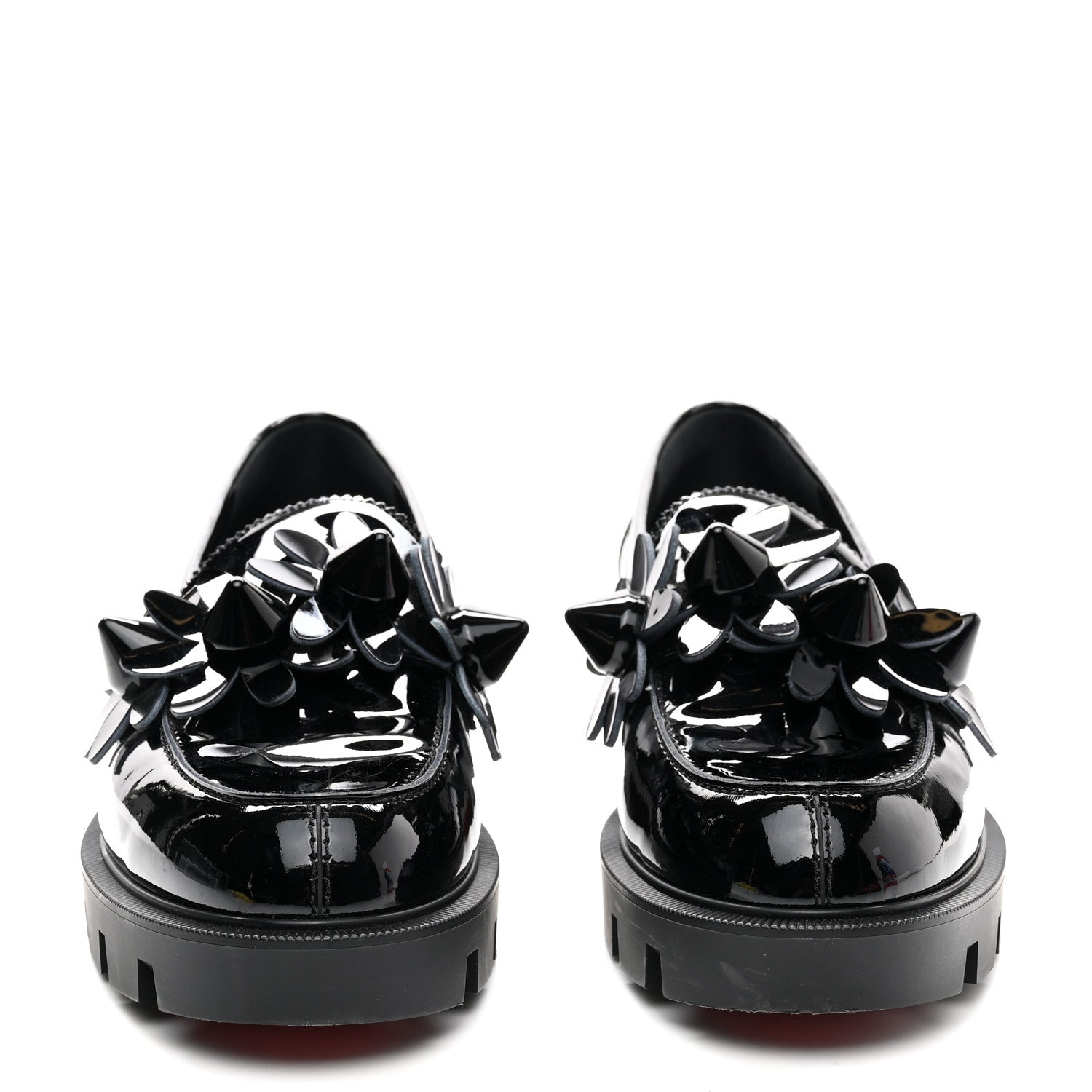 Christian Louboutin Patent Daisy Loafers 40.5 Black 2 of 9