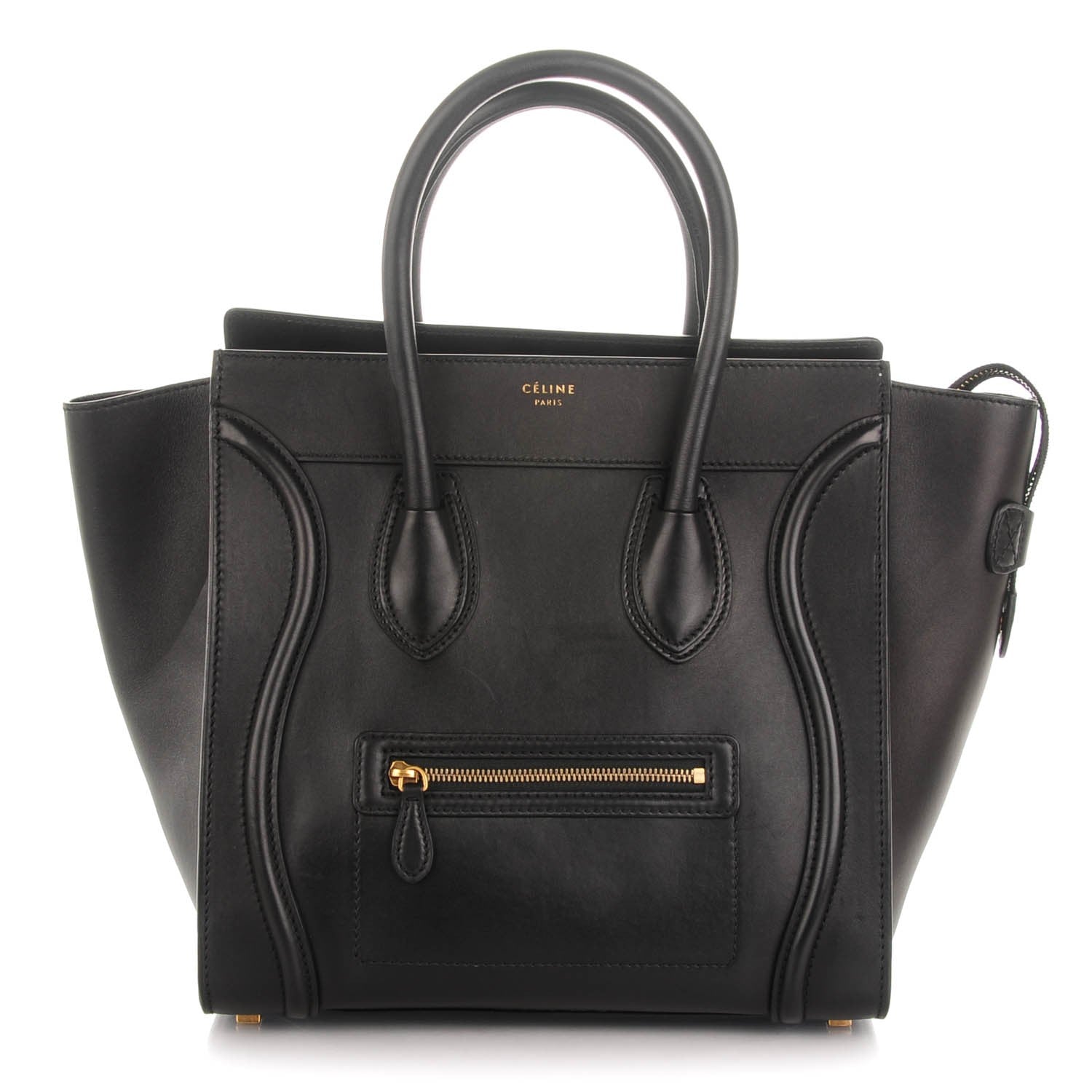 Celine Smooth Calfskin Mini Luggage Black 1 of 9
