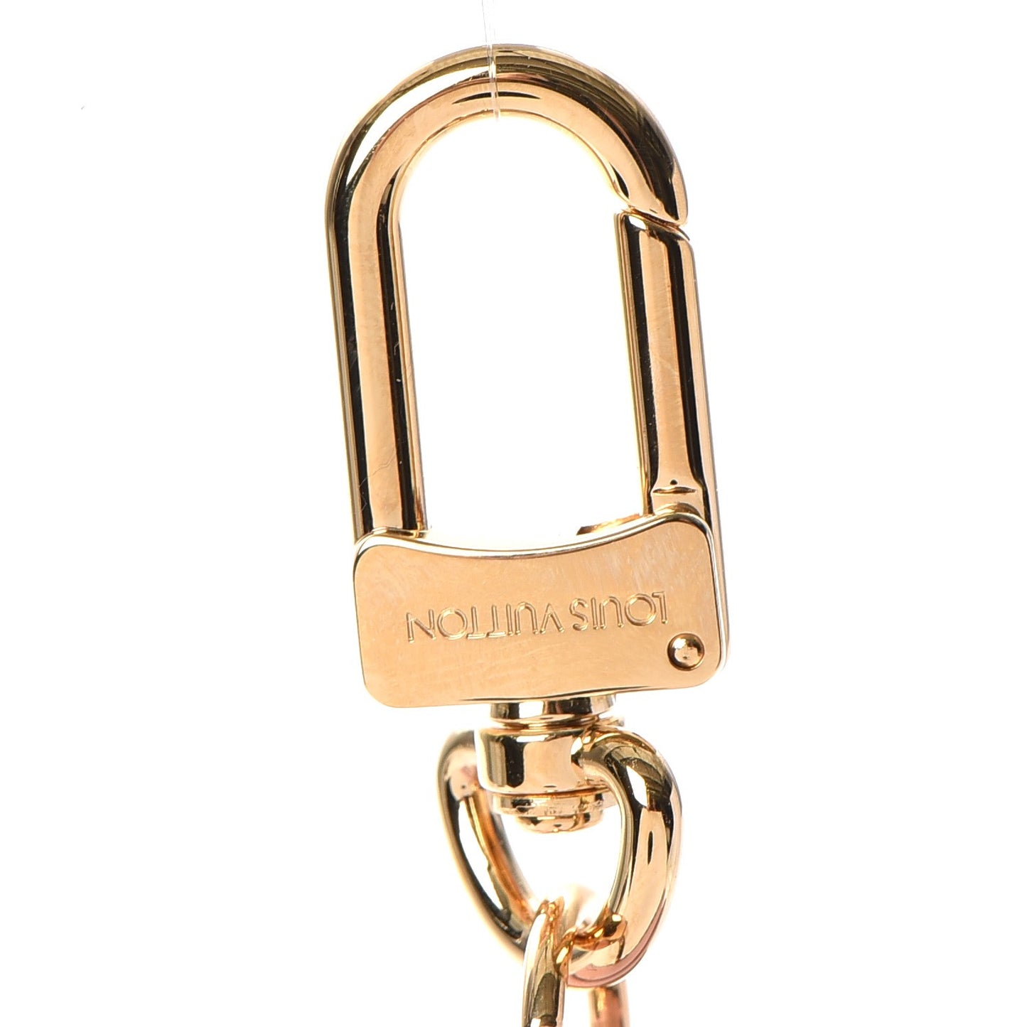 Monogram LV Mirror Bag Charm Key Holder Rose Ballerine
