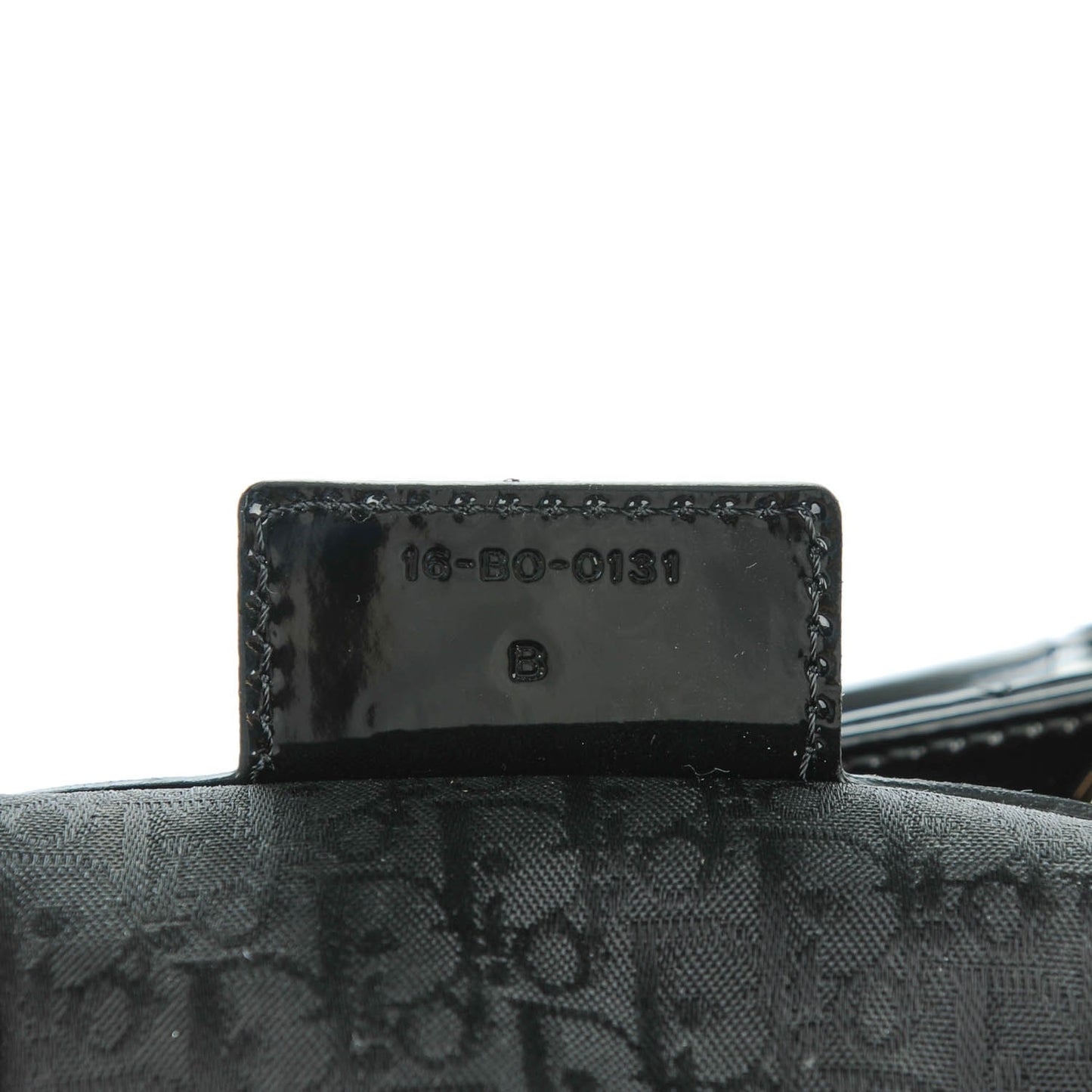 Patent Cannage Large Lady Dior Black