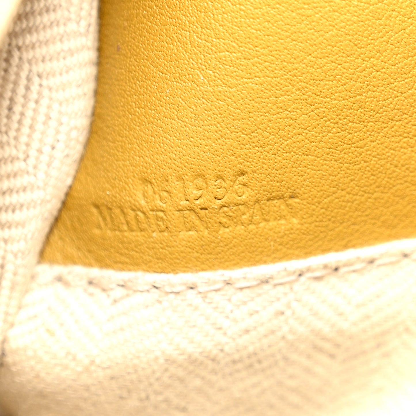 Grained Calfskin Small Puzzle Bag Ocre Yellow