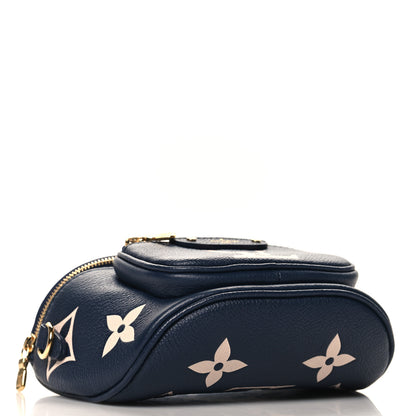 Louis Vuitton Empreinte Monogram Giant Mini By The Pool Bumbag Navy Creme 4 of 10