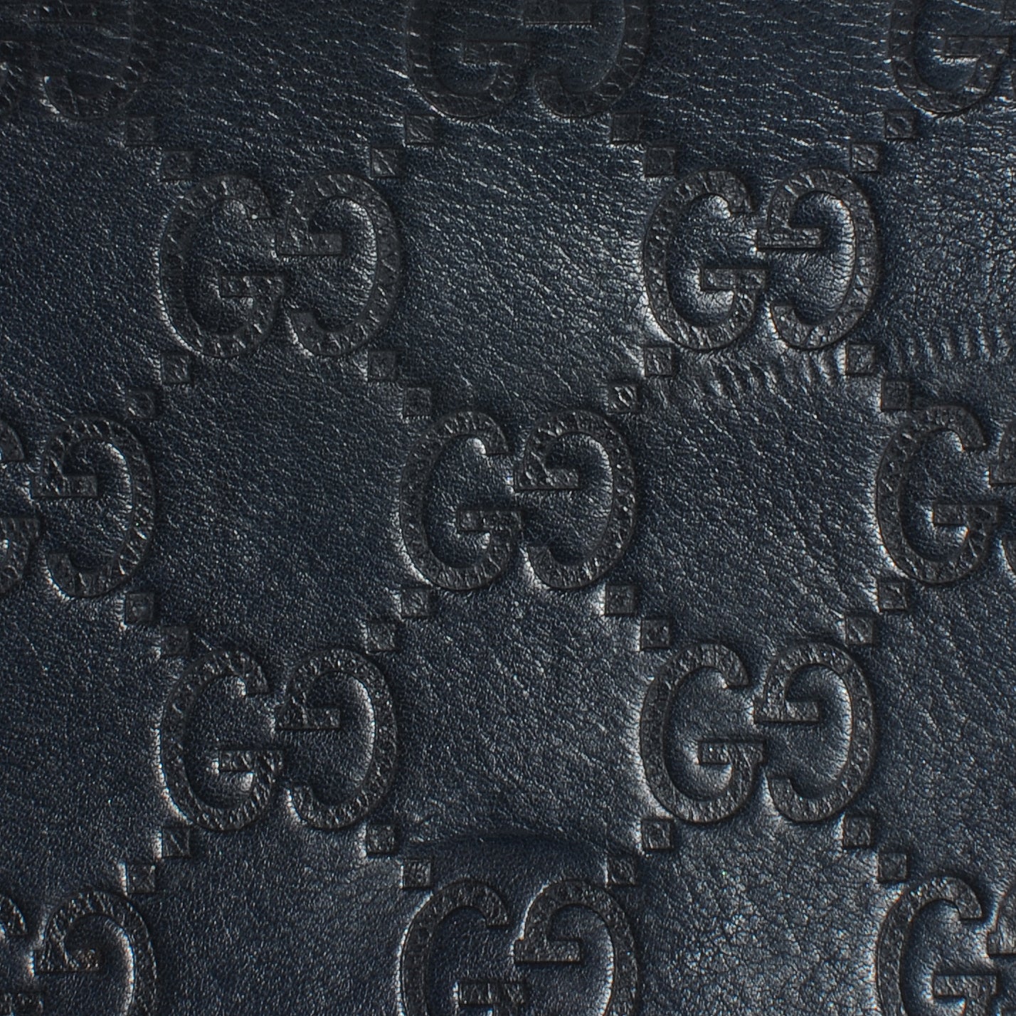 Guccissima Wave Continental Wallet Blue