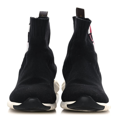 Louis Vuitton Stretch Fabric Aftergame Sneaker Boots 38 Black 2 of 11