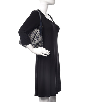 Fendi Zucchino Mama Baguette Navy 2 of 11
