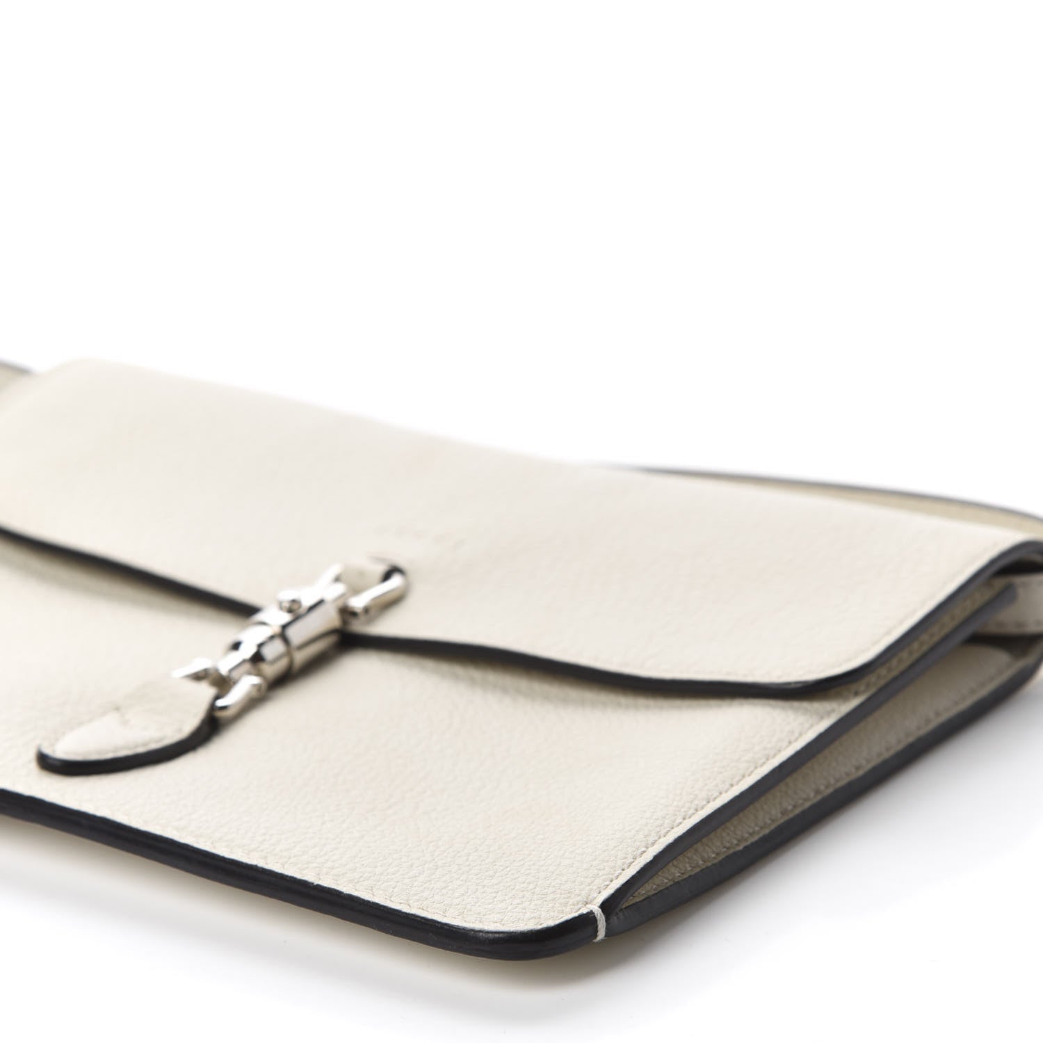 Gucci Grand Prix Calfskin Jackie Convertible Shoulder Bag White 7 of 11