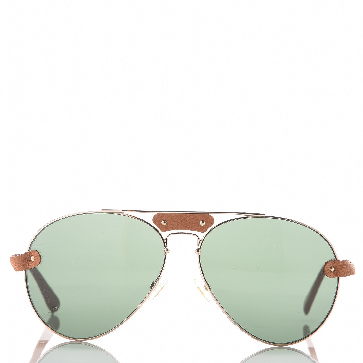 Chloe Tamaris Aviator Sunglasses CL 2104 Gold Tan 2 of 8