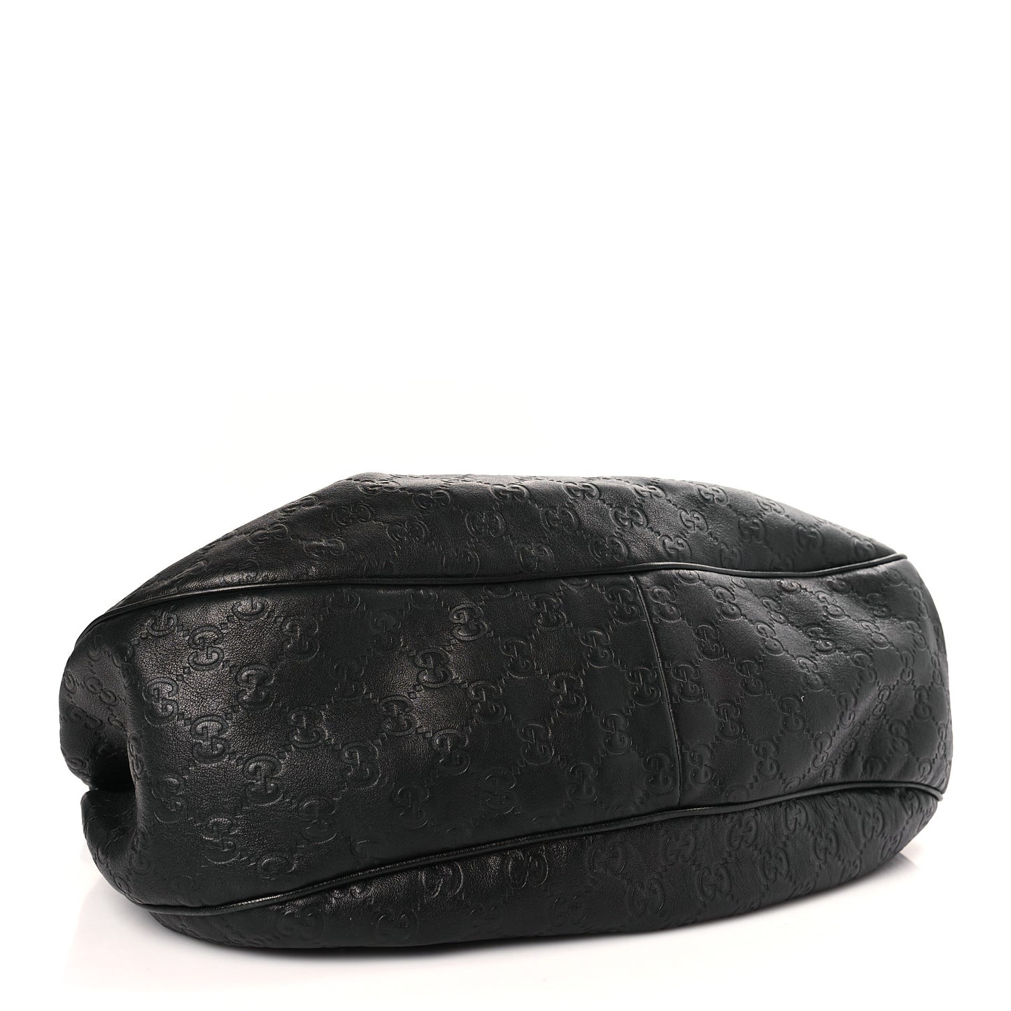 Guccissima Medium Sukey Hobo Black