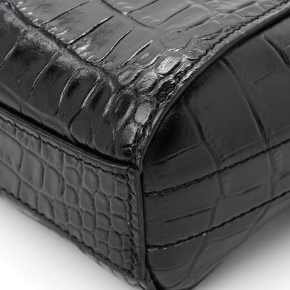 Givenchy Calfskin Crocodile Embossed Nano Antigona Black 10 of 10