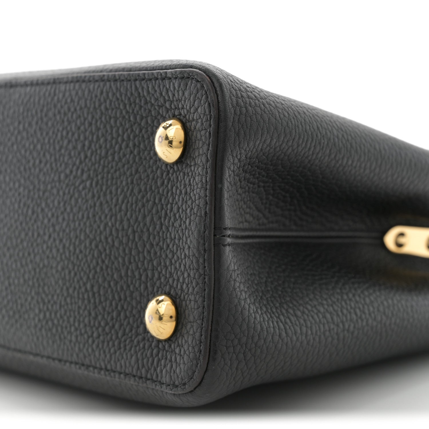Louis Vuitton Taurillon Capucines PM Black 9 of 9