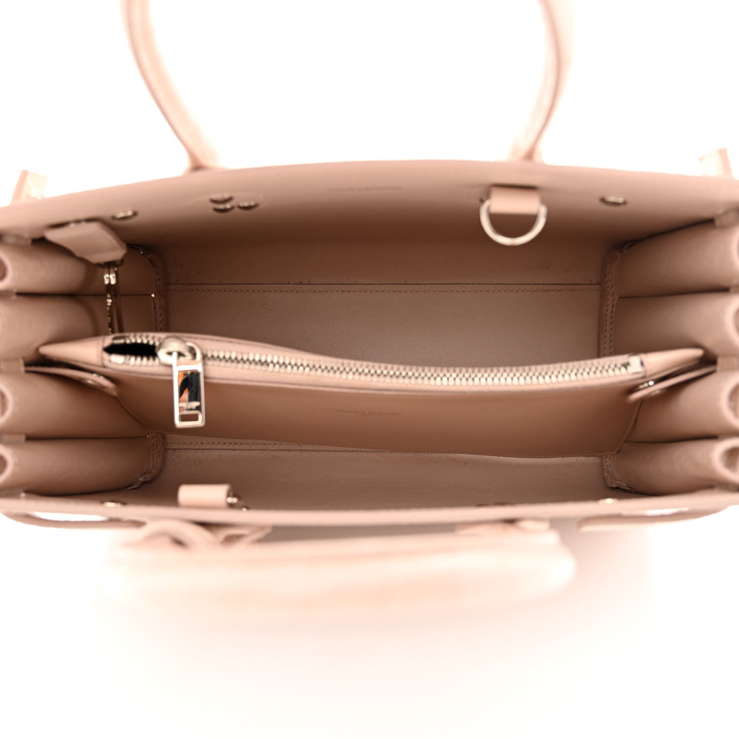 Saint Laurent Calfskin Crocodile Embossed Baby Sac De Jour Rose Antic 5 of 10