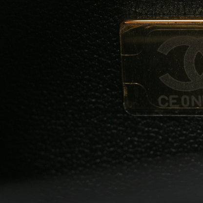 Chanel Lambskin Quilted Clutch Mini Flap Bag Black 7 of 12