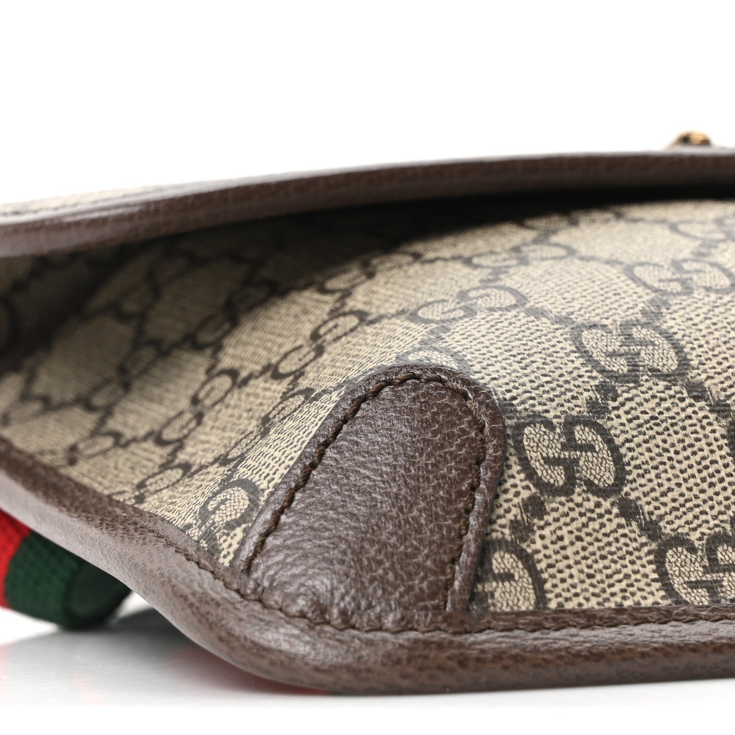 Gucci GG Supreme Monogram Neo Vintage Web Belt Bag Brown 9 of 10