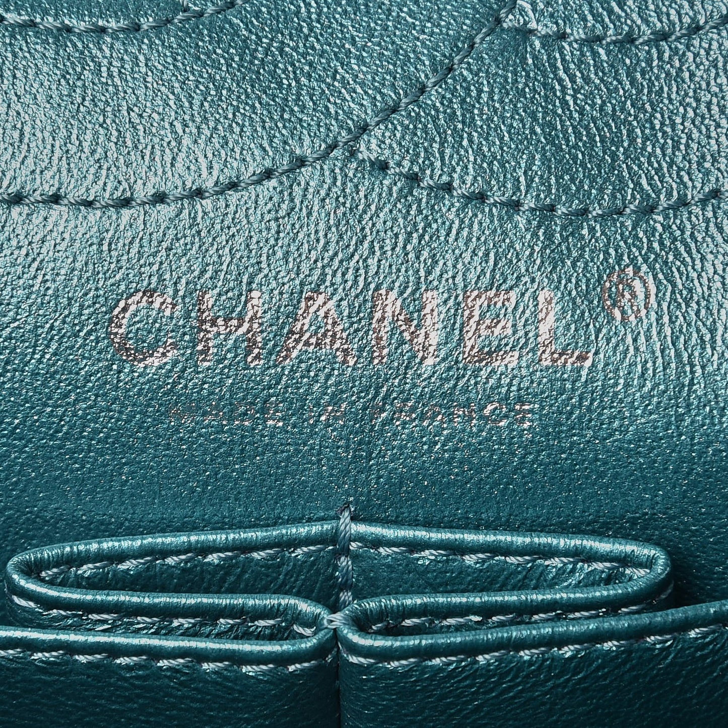 Metallic Calfskin Quilted 2.55 Reissue 226 Flap Turquoise