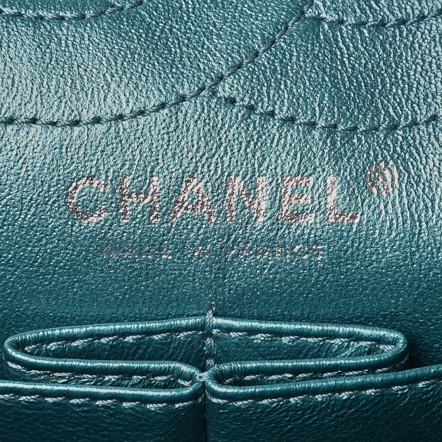 Chanel Metallic Calfskin Quilted 2.55 Reissue 226 Flap Turquoise 7 of 10