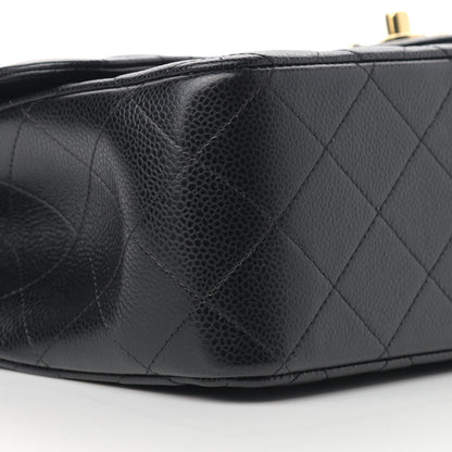 Chanel Caviar Quilted Jumbo Double Flap Black 8 of 10
