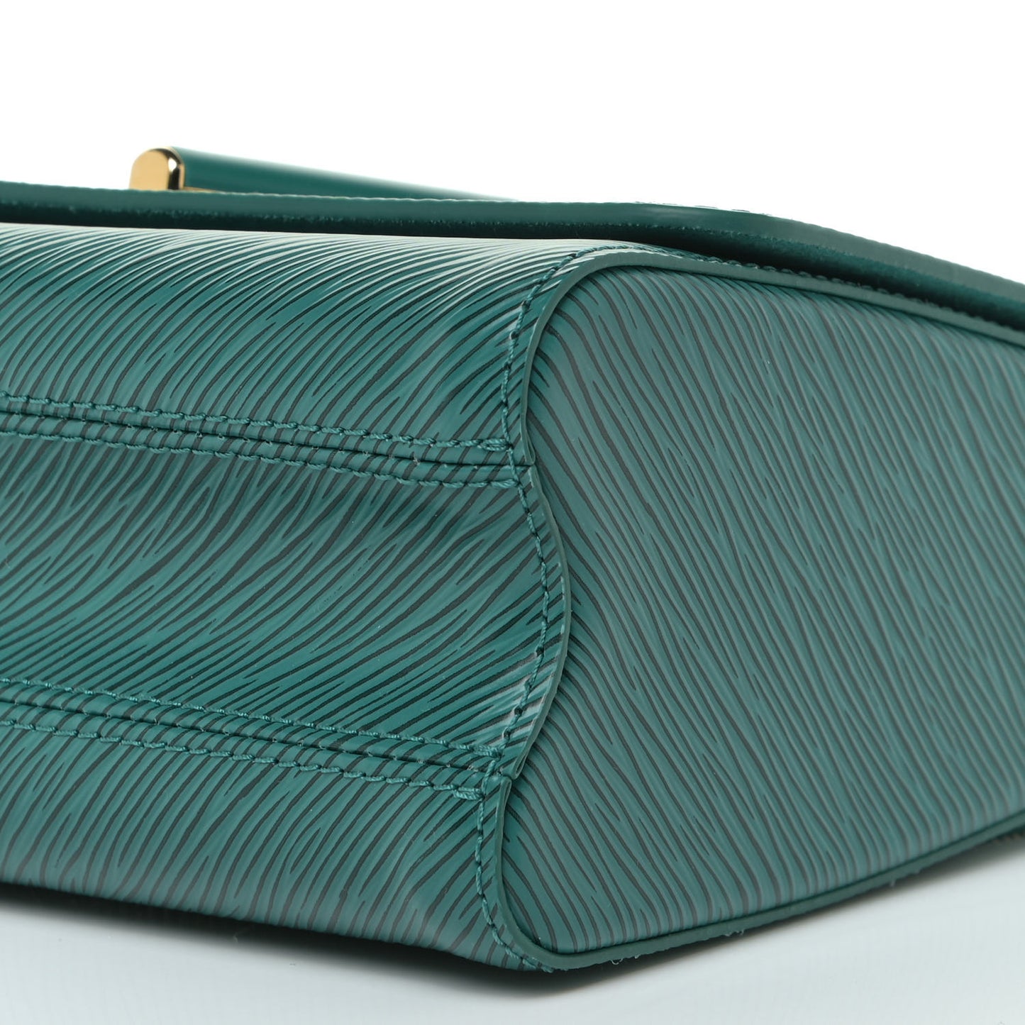 Epi Twist Shoulder Bag MM Emeraude