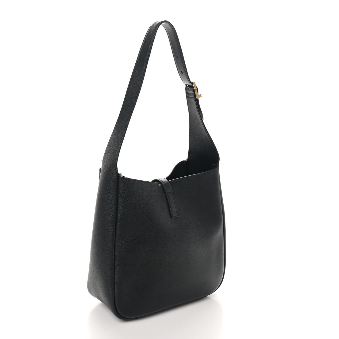 Smooth Calfskin Small Le 5 A 7 Soft Hobo Black