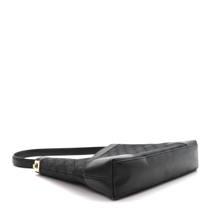 Gucci Monogram Shoulder Bag Black 4 of 12