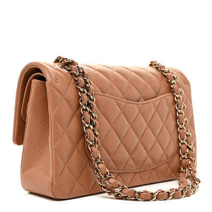 Chanel Lambskin Quilted Medium Double Flap Brown 3 of 13